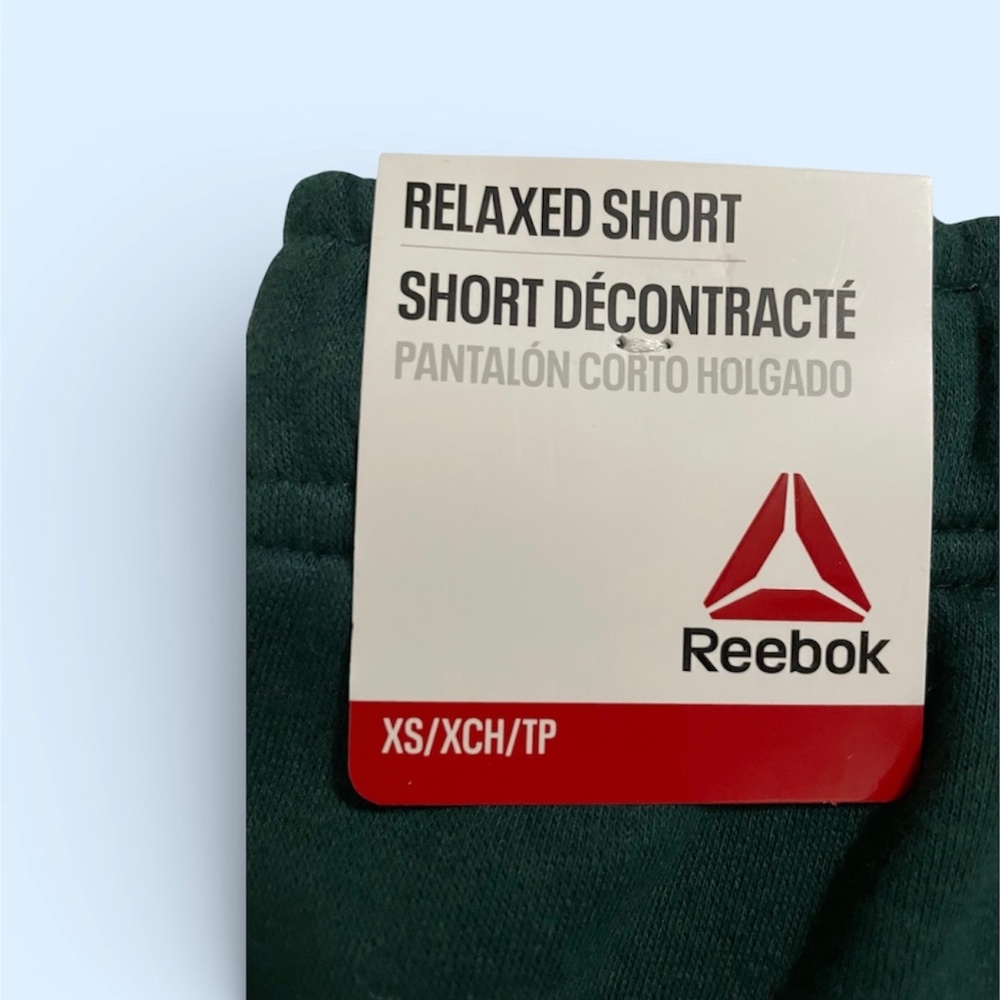 NWT Reebok Women’s Relaxed Fit Green Shorts - Picture 3 of 5